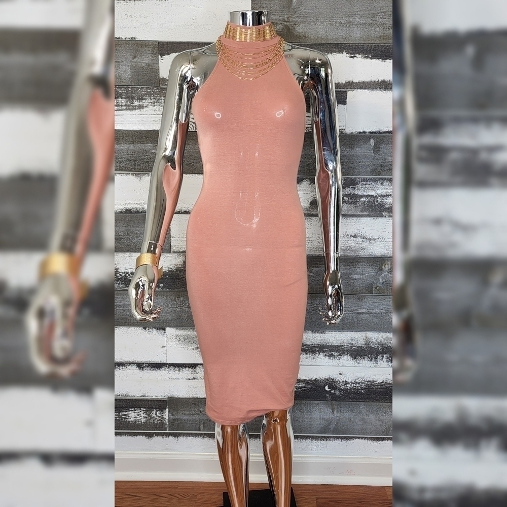 PINK mid dress